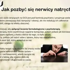 Psychoterapia i leki to najskuteczniejszy lek na nerwicę natręctw. Obrazek pokazuje mężczyznę w garniturze, który pochyla się nad stołem.