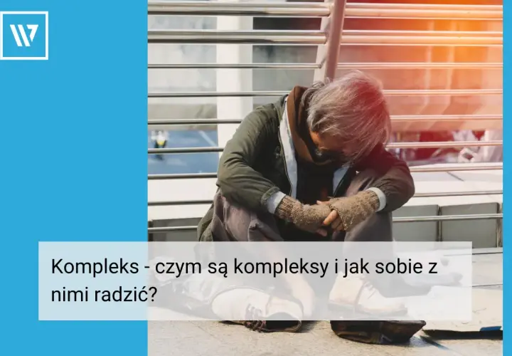 Samotny mężczyzna siedzi skulony, zastanawiając się, co to kompleksy i jak sobie z nimi radzić.