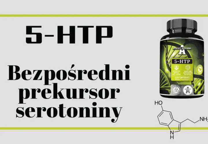 5-HTP, bezpośredni prekursor serotoniny, w kapsułkach. Wspiera dobre samopoczucie.