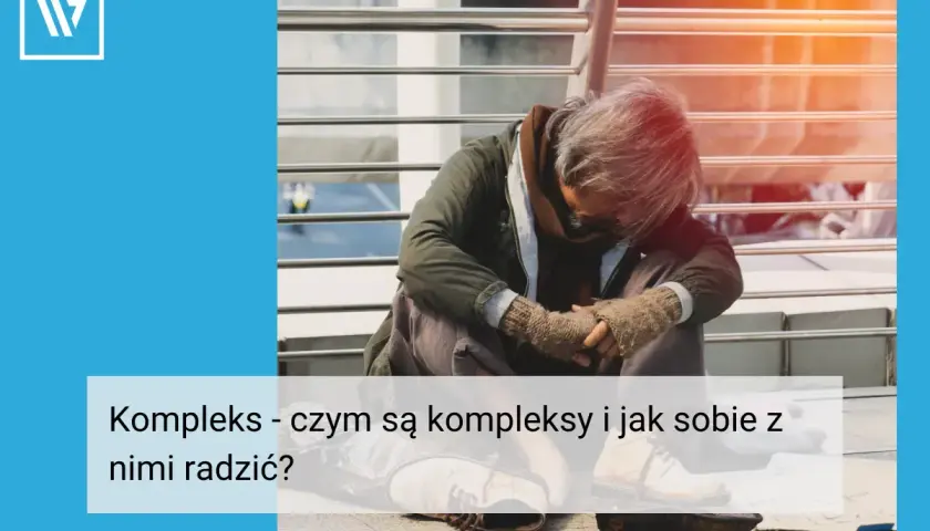 Samotny mężczyzna siedzi skulony, zastanawiając się, co to kompleksy i jak sobie z nimi radzić.