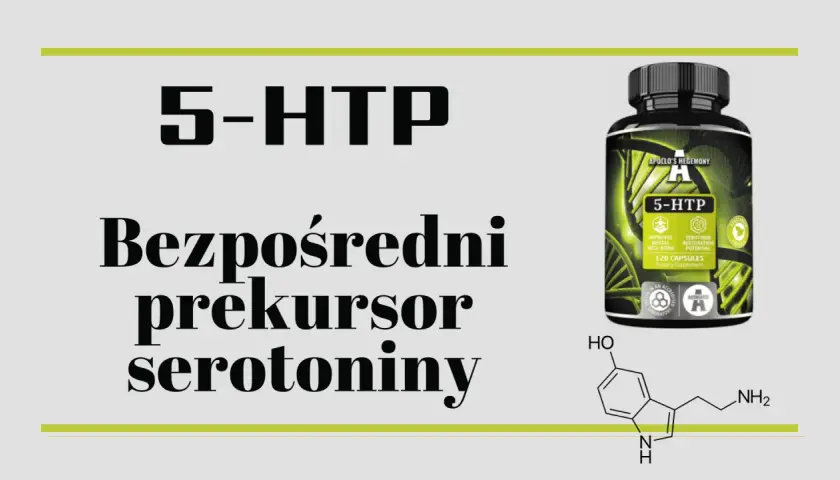 5-HTP, bezpośredni prekursor serotoniny, w kapsułkach. Wspiera dobre samopoczucie.